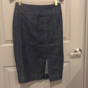 Banana Republic Jean Pencil Skirt
